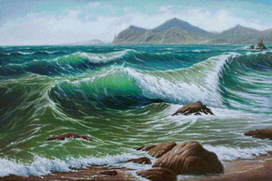 "Ты,волна моя,волна!.." - марина, скалы, волны, берег, море, пейзаж, волна - предпросмотр