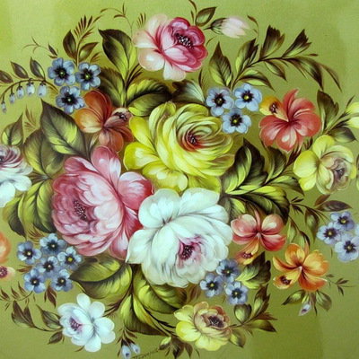 Вариант для подушки - подушки, цветы - оригинал