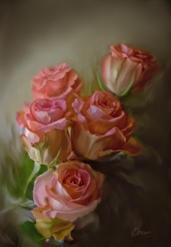 розы - оригинал