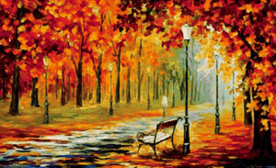 Осенняя аллея - осень, грэм геркен - предпросмотр