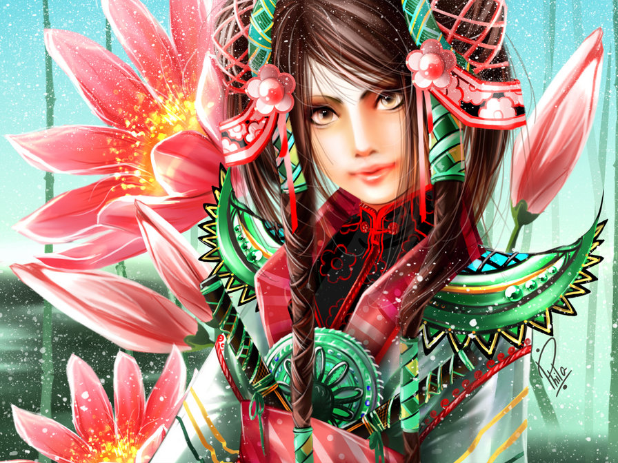 девушка - оригинал