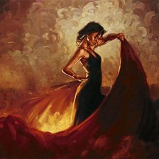 Схема вышивки «Танец»