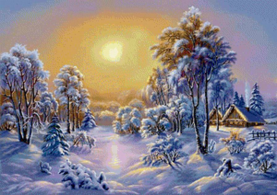 зимняя сказка - пейзаж, природа, лес, зима - предпросмотр