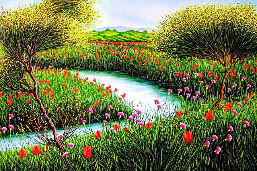 Пейзаж - лето, природа - оригинал