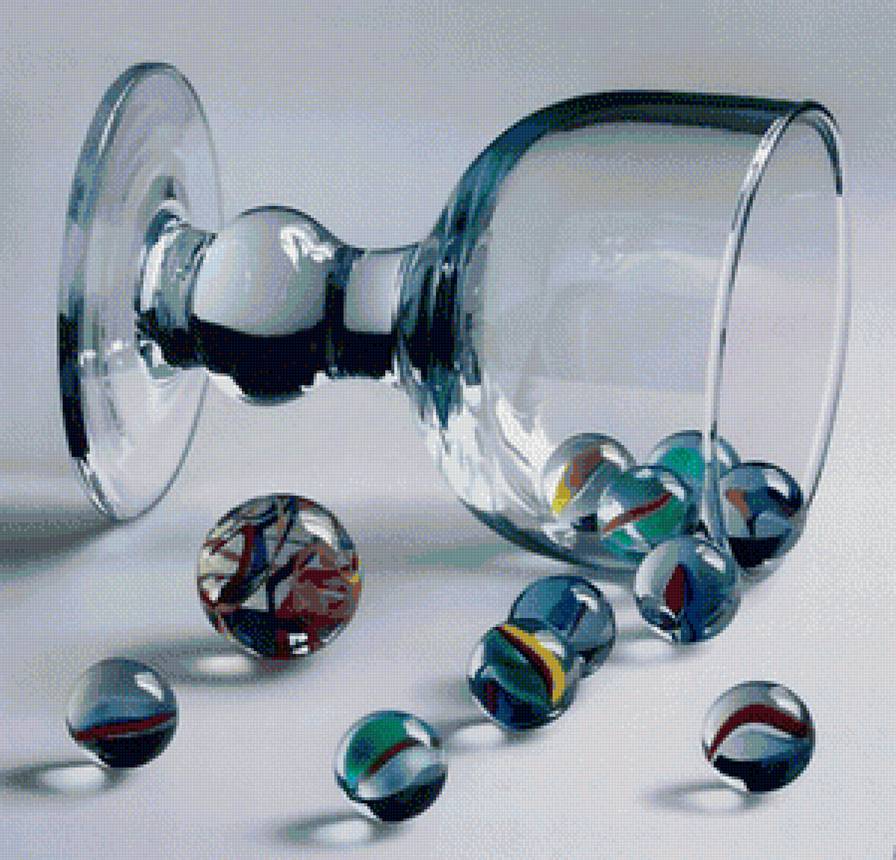 Композиция с бокалом - натюрморт, бокал - предпросмотр