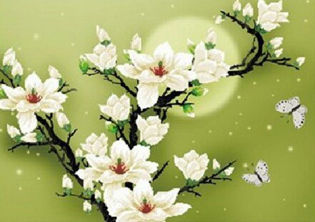 Цветущая ветвь - оригинал