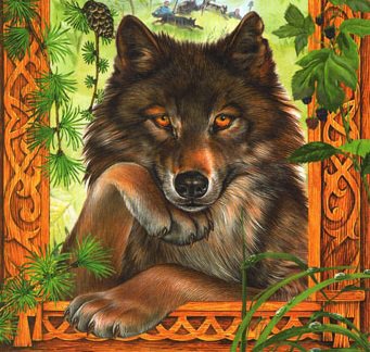 Волк - детская, волк, сказка, животные, волки - оригинал