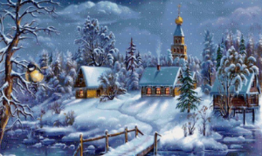 зимняя сказка - пейзаж, зима, природа - предпросмотр