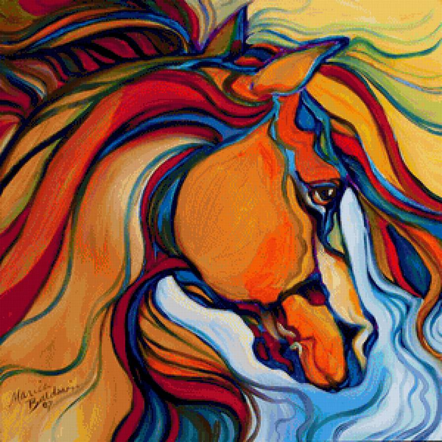 лошадь - лошадь, marcia baldwin - предпросмотр