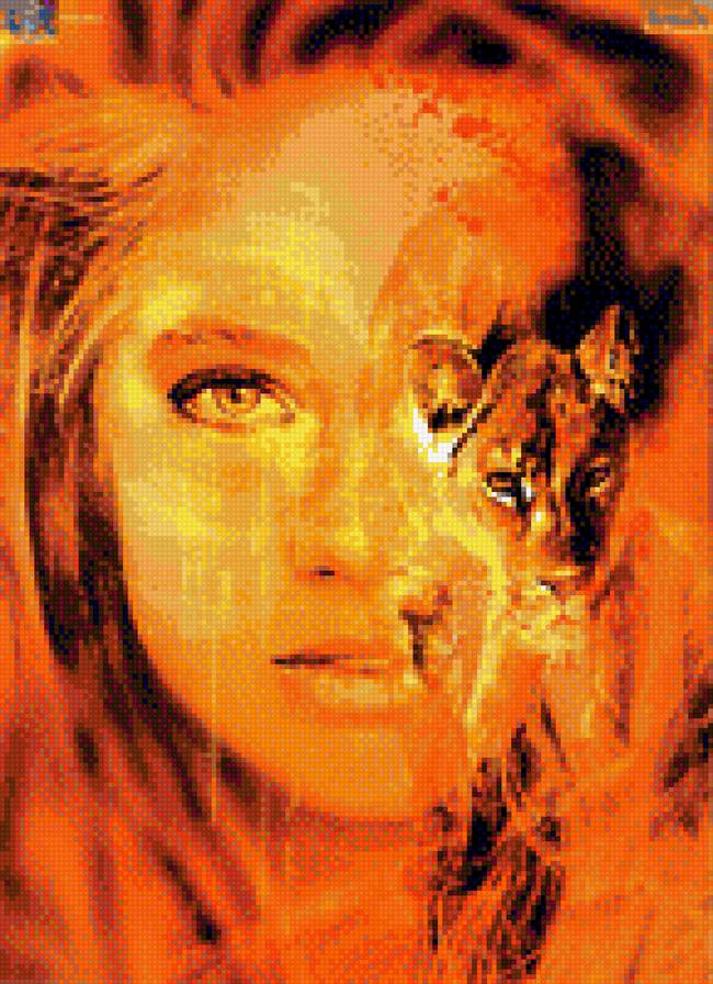 взгляд тигрицы - в.тимо -художник - предпросмотр