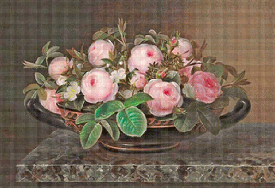 Розовые розы - цветы, розы - предпросмотр