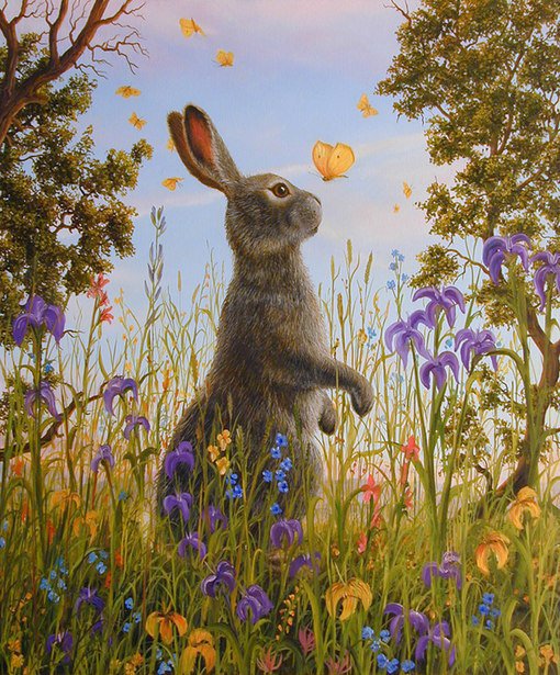 зайка - заяц, лес - оригинал