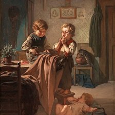 Схема вышивки «шкодники»