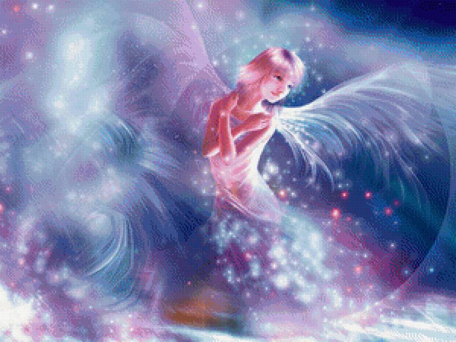 ангел - девушка, ангел - предпросмотр