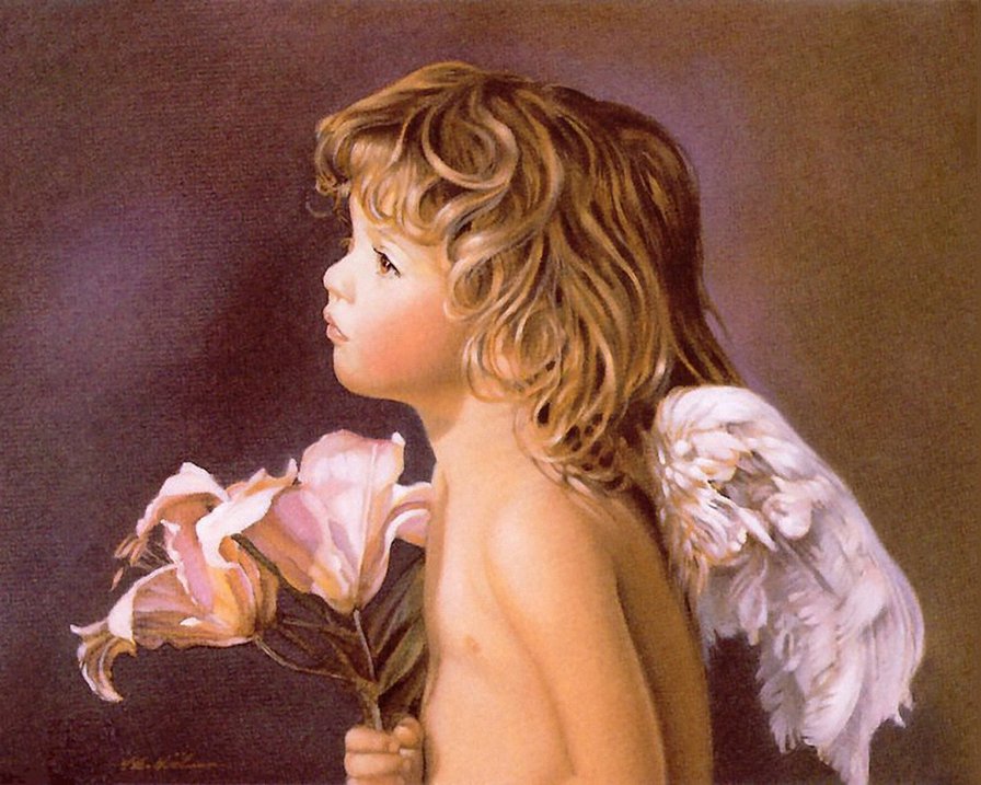 ангел - ребенок, ангел - оригинал