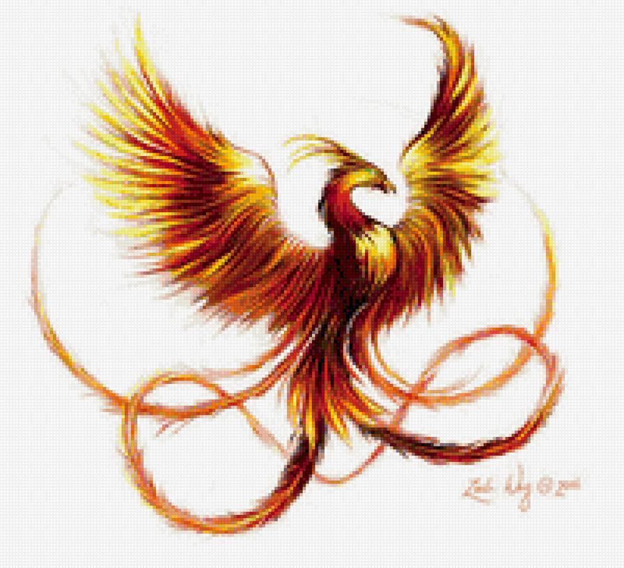 Жар-птица - мифические существа, жар-птица, феникс, фентези - предпросмотр