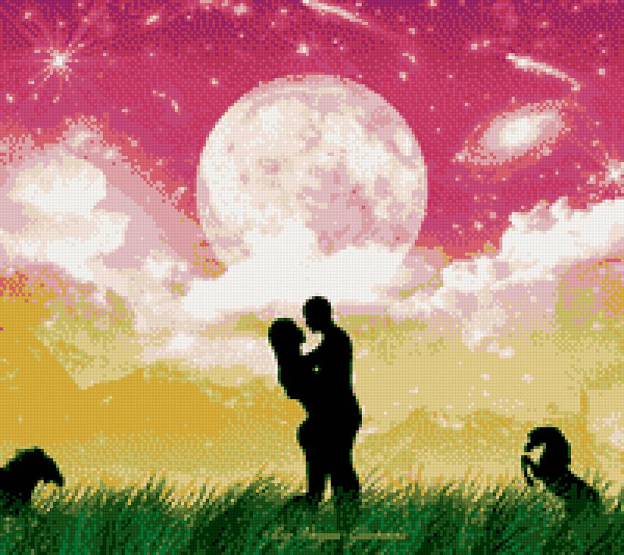 Любовь под звездами - любовь, люди, звезды - предпросмотр