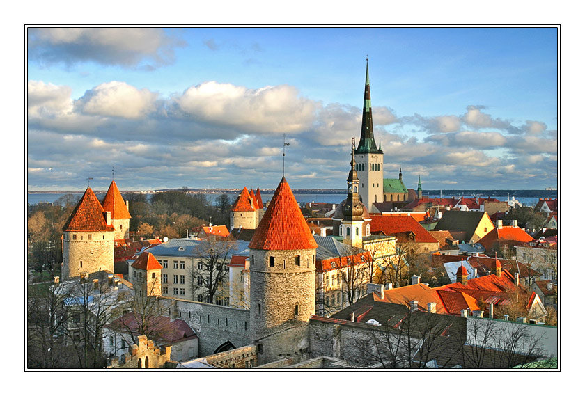 Пейзаж Эстония - пейзаж город эстония - оригинал