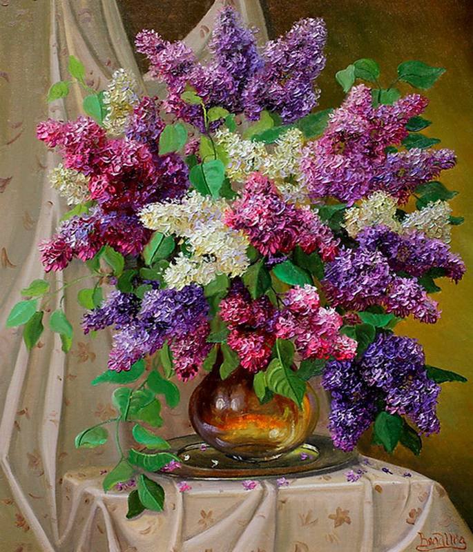 №1159785 - цветы.букет.сирень - оригинал