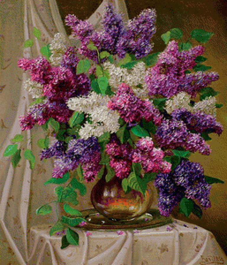 №1159785 - цветы.букет.сирень - предпросмотр