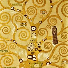 Оригинал схемы вышивки «Климт Древо жизни центральная часть триптиха» (№1160066)