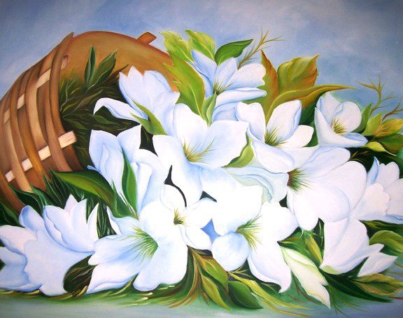 мои лилии - оригинал