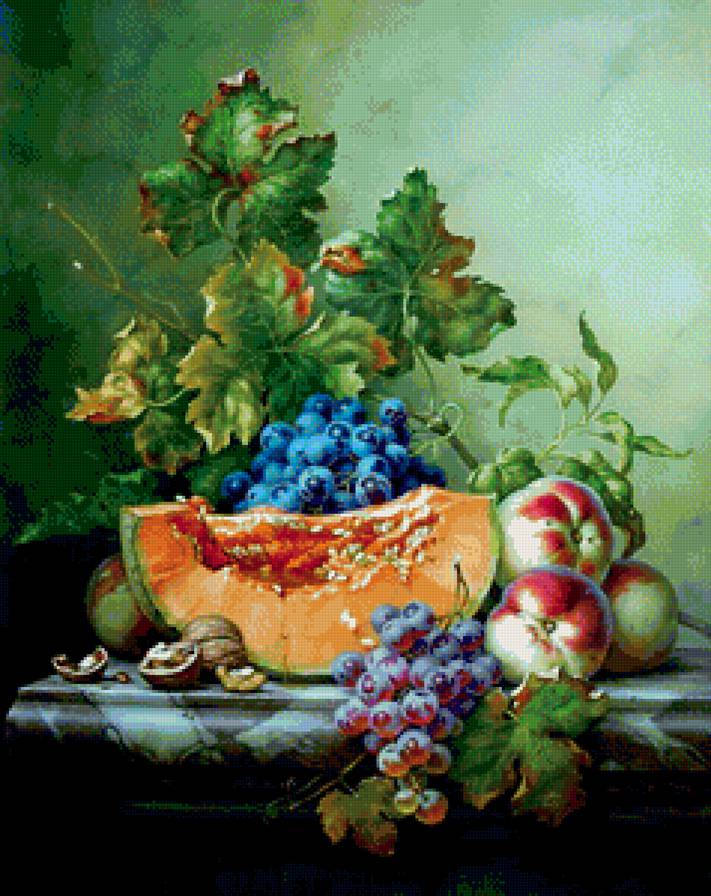 Натюрморт - ягоды, натюрморт, фрукты - предпросмотр