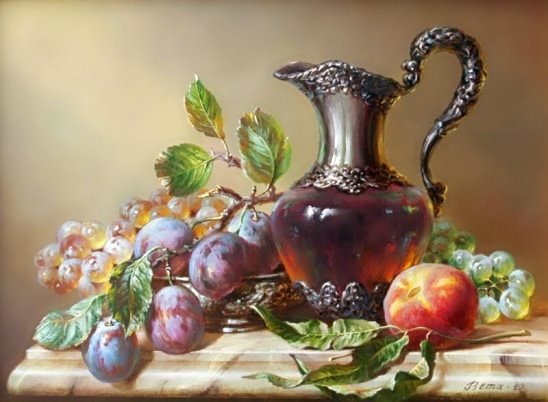 натюрморт с кувшином - натюрморт - оригинал