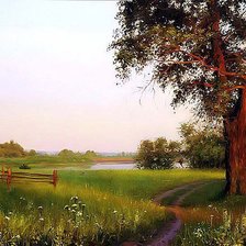 Схема вышивки «Пейзаж»