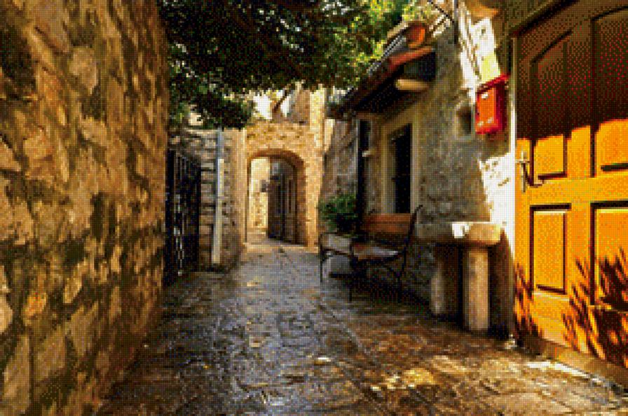 дворик - город, дворик - предпросмотр