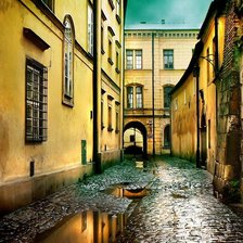 Схема вышивки «городской пейзаж»