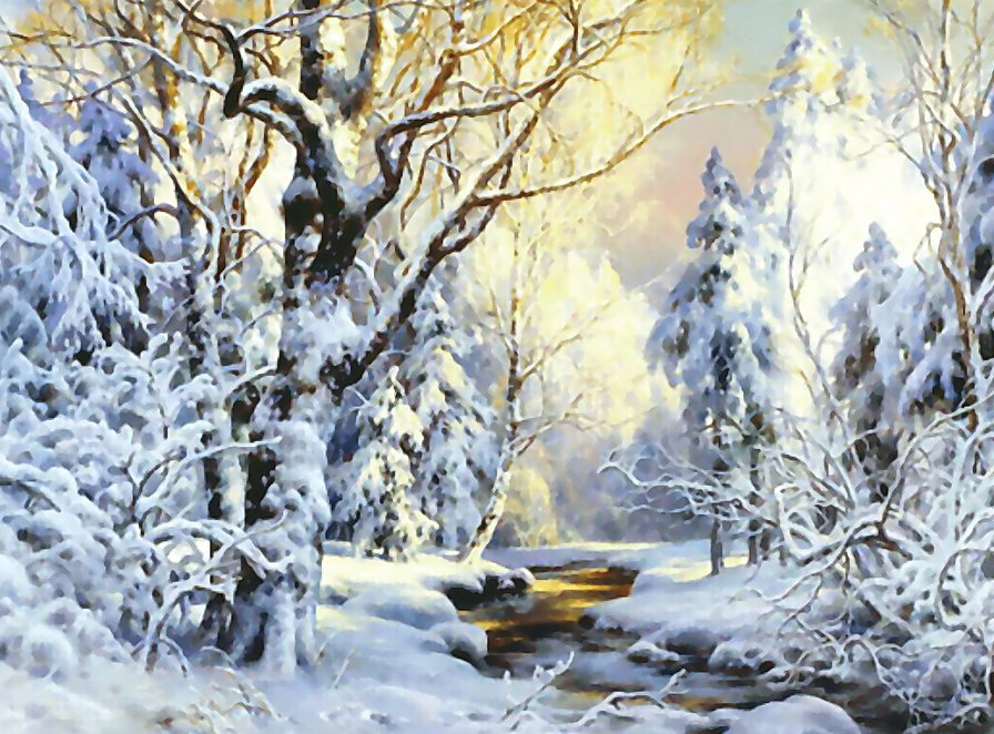 начало весны - оригинал