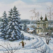 деревенский пейзаж