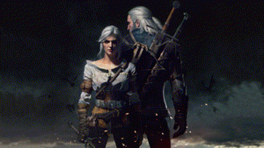 Геральт и Цири - геральт, цири - предпросмотр