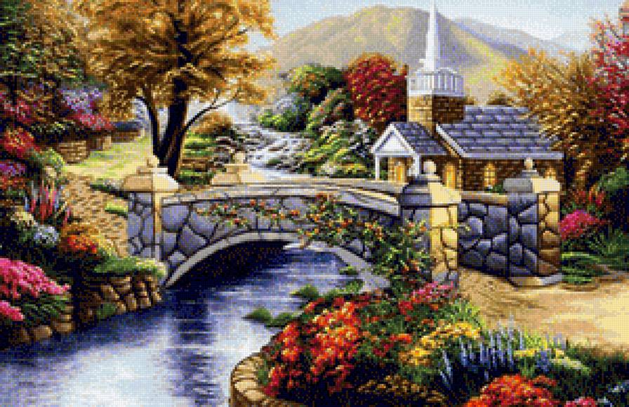 Пейзаж - лето, природа - предпросмотр