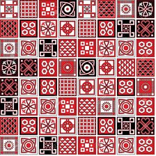 Схема вышивки «оргамент»