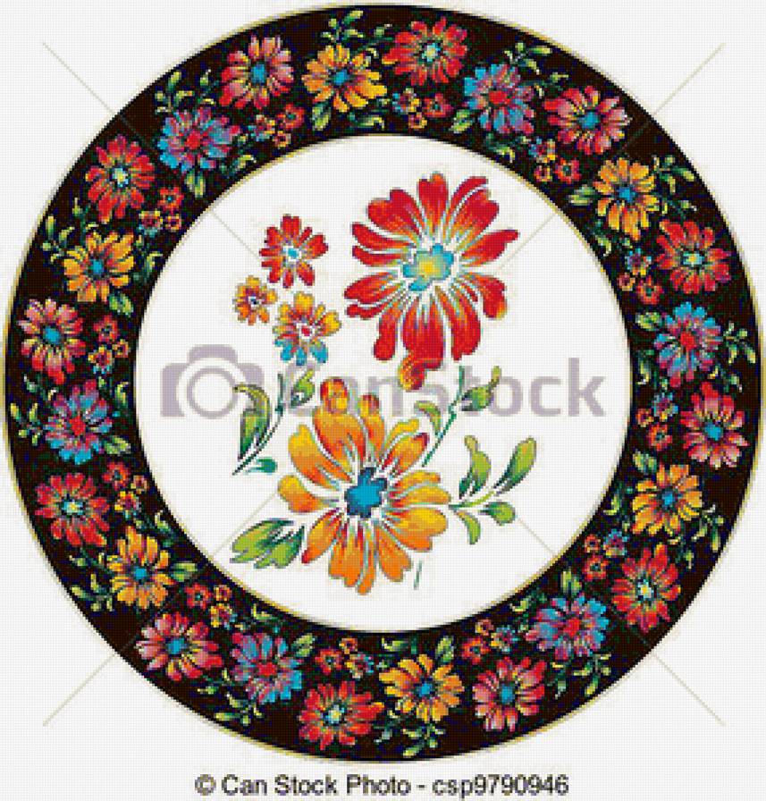 подушка - подушка, цветы - предпросмотр