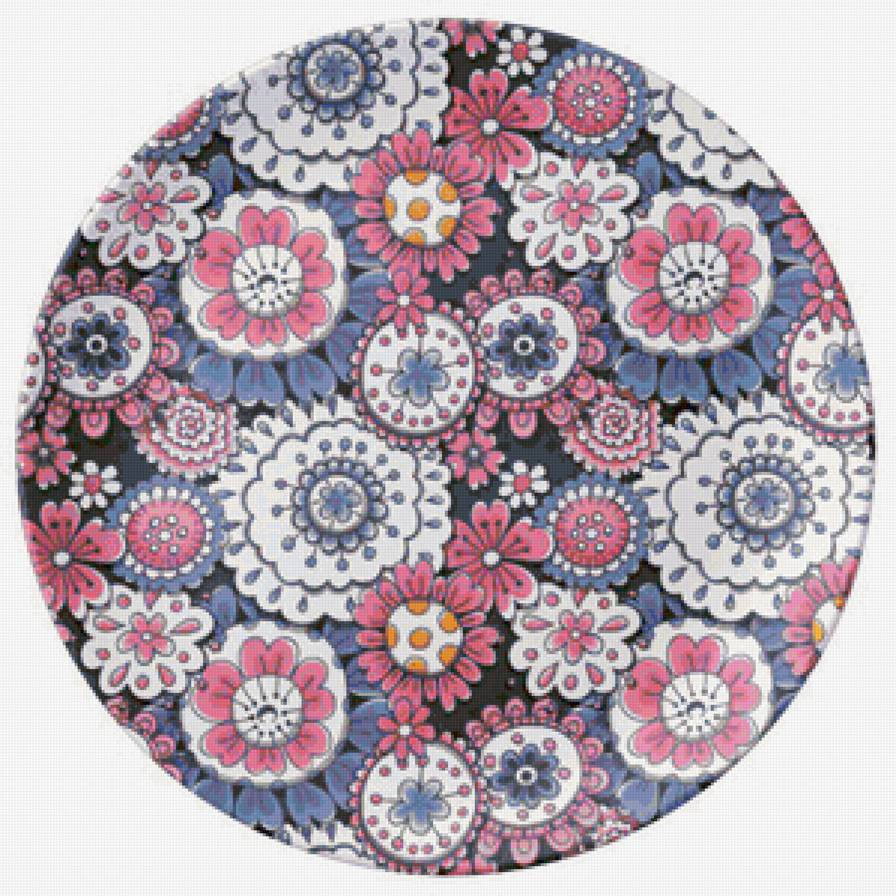 подушка - подушка, цветы - предпросмотр