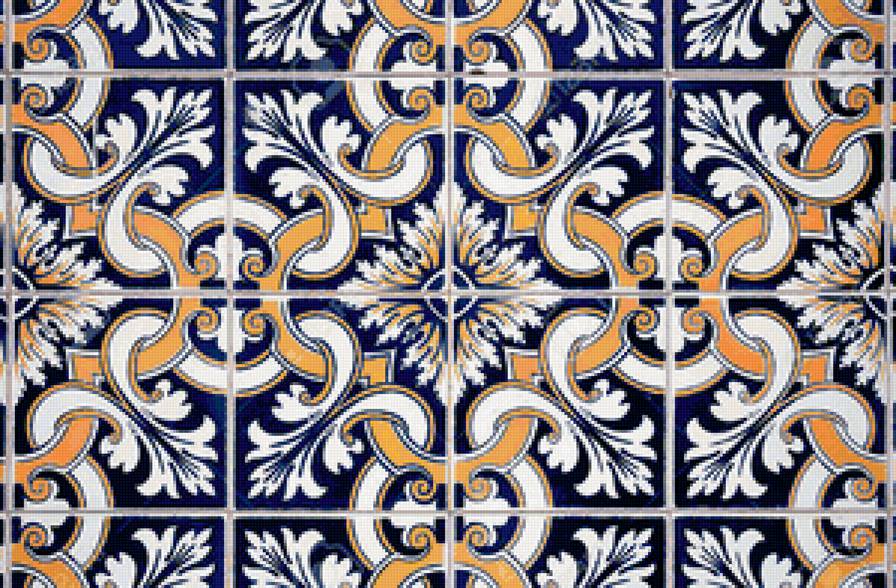 орнамент - орнамент, подушка - предпросмотр