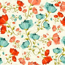 Оригинал схемы вышивки «цветы» (№1163248)