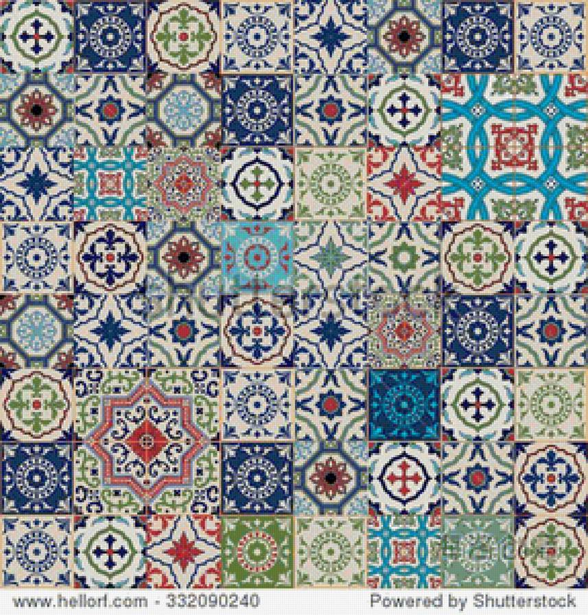 орнамент - подушка, орнамент - предпросмотр