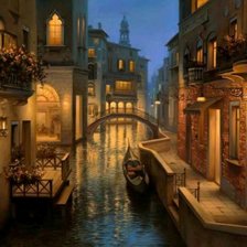 Схема вышивки «Городской пейзаж»