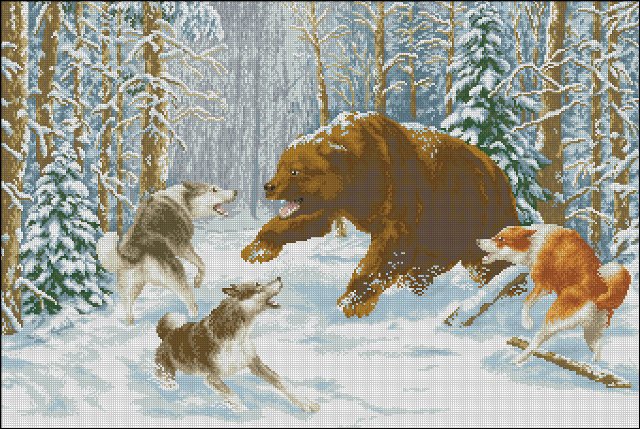 Хозяин леса - лес, животные - оригинал