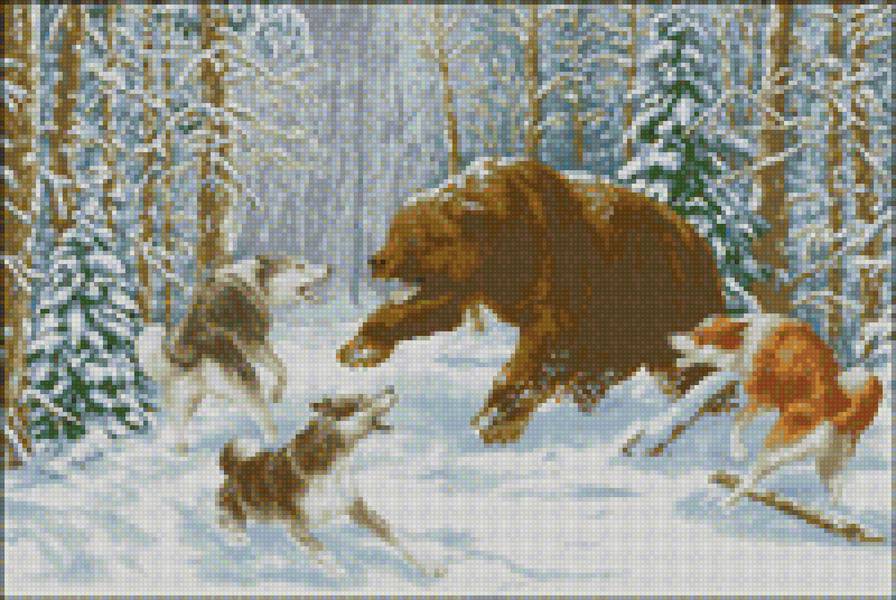 Хозяин леса - животные, лес - предпросмотр