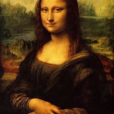 Оригинал схемы вышивки «Мона Лиза» (№1164684)