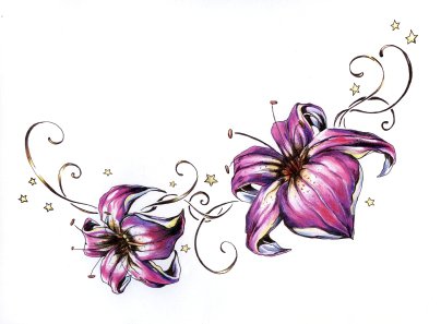 фриз - цветы - оригинал