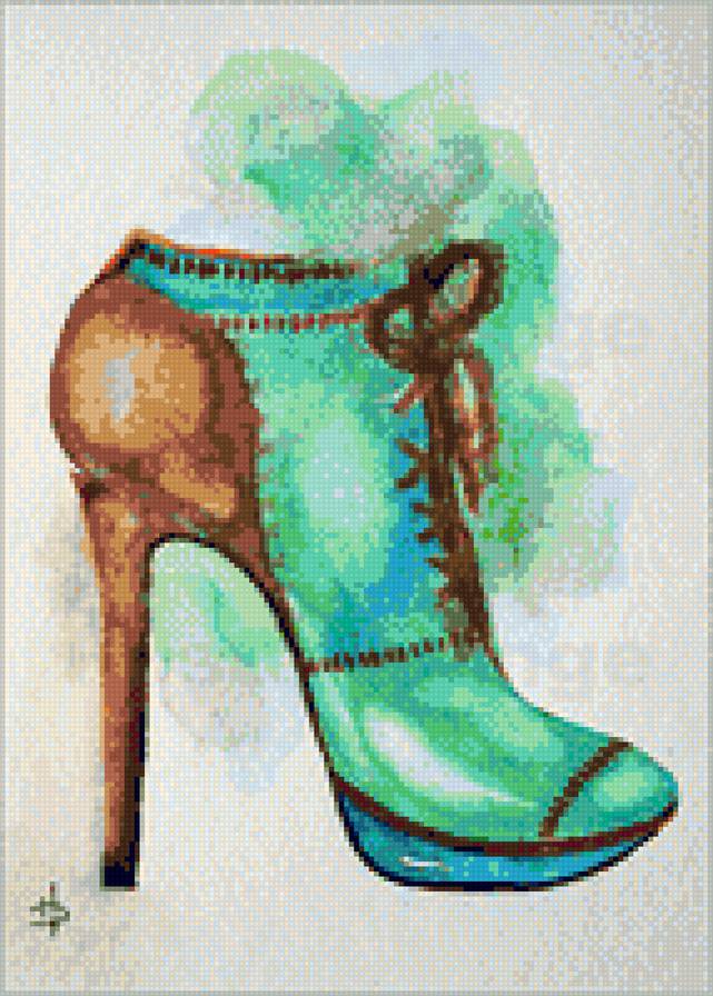 серия "каблучок" - обувь, каблучок, стиль, туфелька - предпросмотр