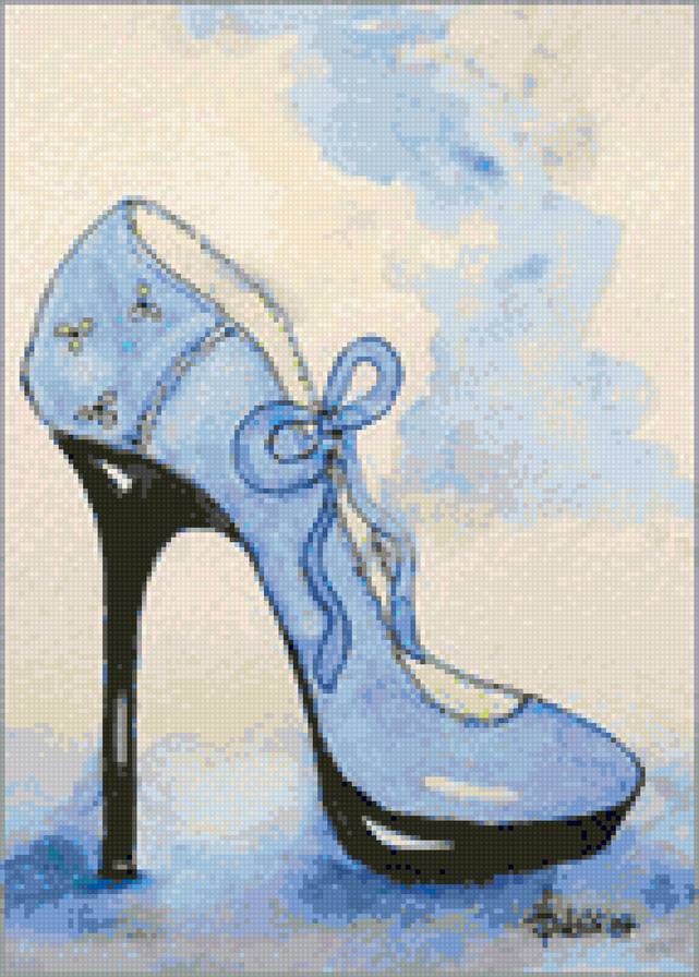 серия "каблучок" - туфелька, каблучок, стиль, обувь - предпросмотр