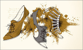 серия "каблучок" - каблучок, туфелька, обувь, стиль - оригинал