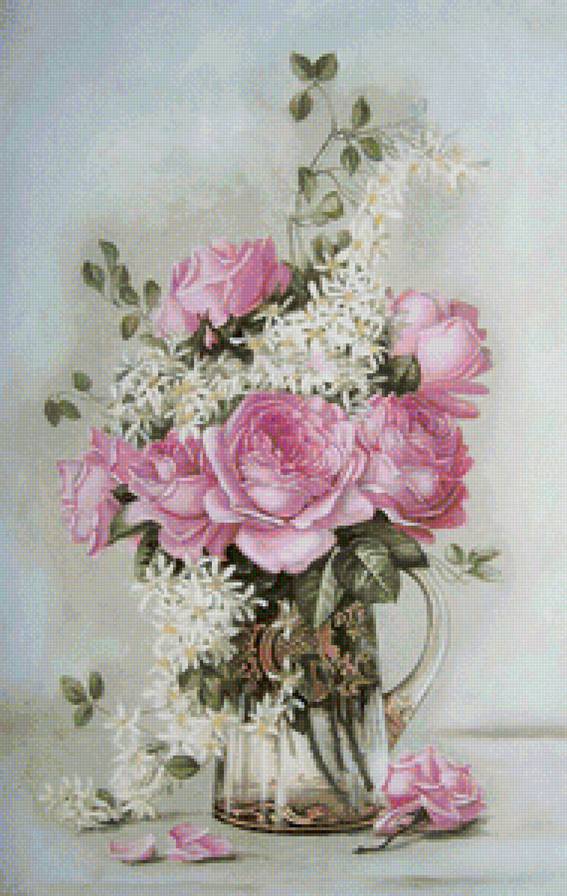 букет в викторианском стиле - предпросмотр